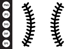 Baseball Stitch SVG Product Image 1