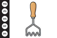 Potato Masher SVG Product Image 1