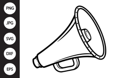 Megaphone SVG Product Image 1