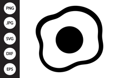 Fried Egg SVG Product Image 1