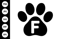 Paw Alphabet SVG Product Image 1