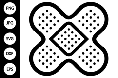 Bandage SVG, Bandaid SVG Product Image 1