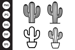 Cactus SVG, Cactus Clipart Product Image 1