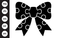 Puzzle Bow SVG Product Image 1