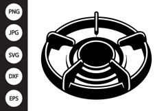 Gas Burner SVG Product Image 1