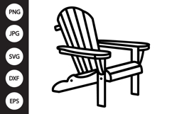 Adirondack Chair SVG Product Image 1
