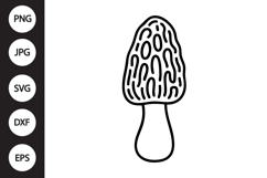 Morel Mushroom SVG Product Image 1