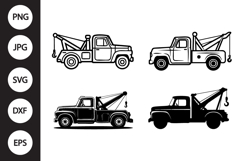 Tow Truck SVG, Tow Truck Clipart Product Image 1
