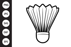 Badminton Shuttlecock SVG Product Image 1