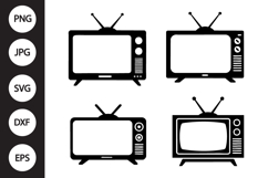 TV SVG, TV Clipart Product Image 1