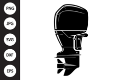 Boat Engine SVG Product Image 1