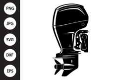 Boat Engine SVG Product Image 1