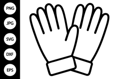 Winter Gloves SVG Product Image 1