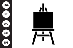Easel Silhouette SVG Product Image 1