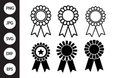Award Ribbon SVG, Award Ribbon Clipart Product Image 1