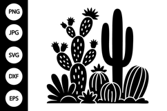 Cactus Silhouette SVG Product Image 1