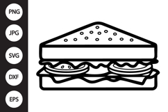 Sandwich SVG Product Image 1