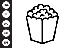 Popcorn SVG Product Image 1