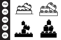 Building Blocks SVG, Building Blocks Clipart Product Image 1