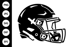 Football Helmet SVG Product Image 1