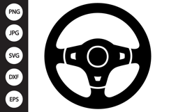 Steering Wheel SVG Product Image 1
