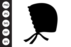 Baby Bonnet SVG Product Image 1