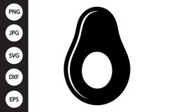 Avocado SVG Product Image 1