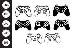 Game Controller SVG, Game Controller Clipart Product Image 1