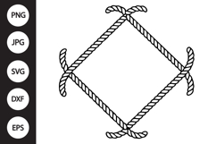 Rope Frame SVG Product Image 1