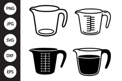 Measuring Cup SVG, Measuring Cup Clipart Product Image 1