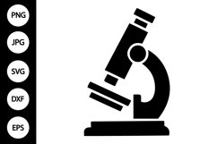 Silhouette Microscope SVG Product Image 1