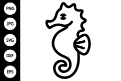 Seahorse SVG Product Image 1