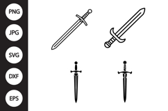 Sword SVG, Sword Clipart Product Image 1