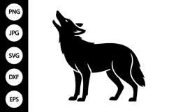 Coyote Silhouette SVG Product Image 1