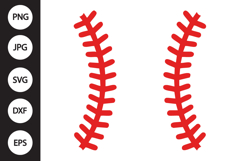 Baseball Stitch SVG Product Image 1
