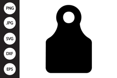 Cow Tag SVG Product Image 1