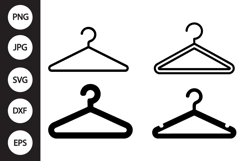 Clothes Hanger SVG, Clothes Hanger Clipart Product Image 1
