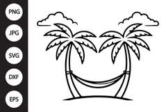 Tropical Island SVG Product Image 1