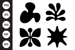 Abstract Shape SVG, Abstract Shape Clipart Product Image 1