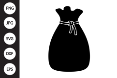 Burlap Sack Bag SVG Product Image 1