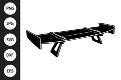 Trunk Spoiler SVG Product Image 1