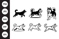 Husky Running SVG Product Image 1