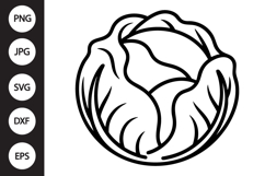 Cabbage SVG Product Image 1