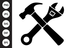 Hammer Wrench SVG Product Image 1