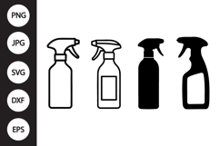 Spray Bottle SVG, Spray Bottle Clipart Product Image 1