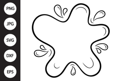 Spilled Water SVG Product Image 1