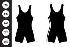 Wrestling Singlet SVG, Wrestling Singlet Clipart Product Image 1