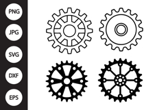 Sprocket Wheel SVG, Sprocket Wheel Clipart Product Image 1