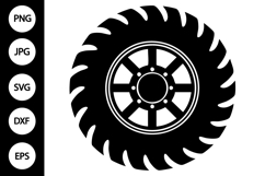 Tractor Tire SVG Product Image 1