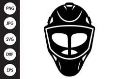 Hockey Goalie Mask SVG Product Image 1